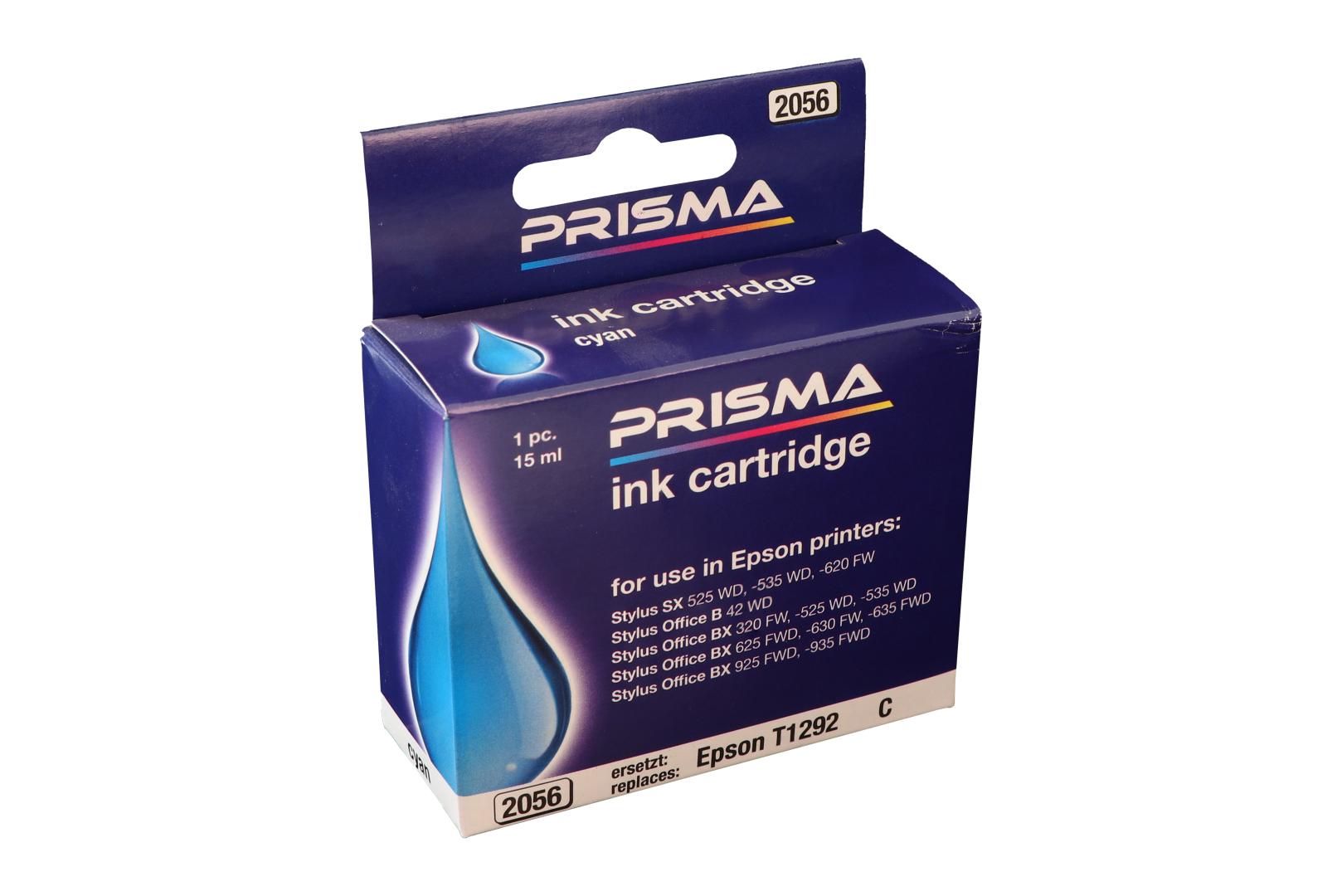 PRISMA 2056 Druckerpatrone für Epson Tintenstrahldrucker, cyan, 15 ml