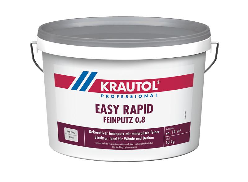 KRAUTOL Easy Rapid Feinputz K 0.8, Wunschfarbton, 40 x 10 kg auf Palette