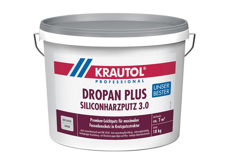 KRAUTOL Dropan PLUS Siliconputz K 3.0 weiß, auch Tönbasis, 18 kg