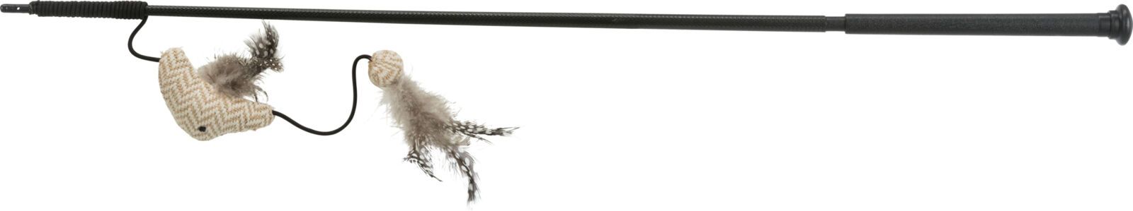 TRIXIE Spielangel XXL Fisch, Kunststoff / Stoff,Katzenminze, 65 cm
