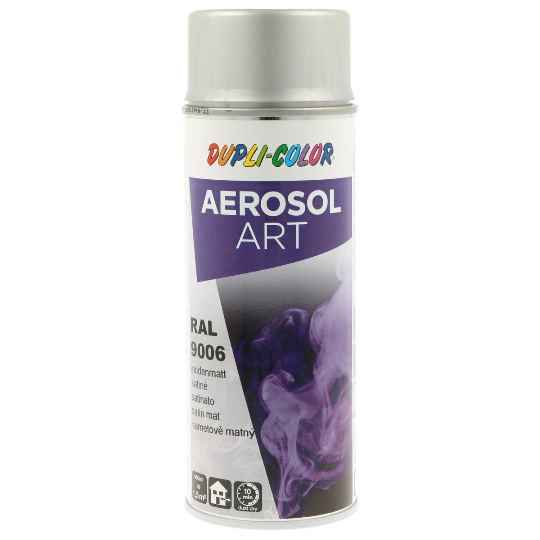 DUPLI-COLOR Aerosol Art RAL 9006 weissaluminium seidenmatt, 400 ml