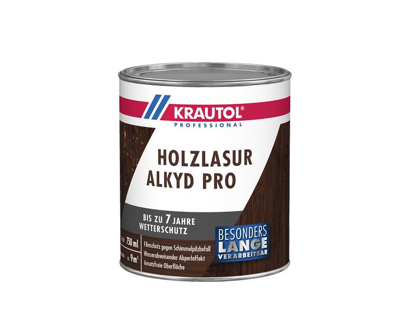 KRAUTOL Holzlasur Alkyd Pro nussbaum, 0,75 l