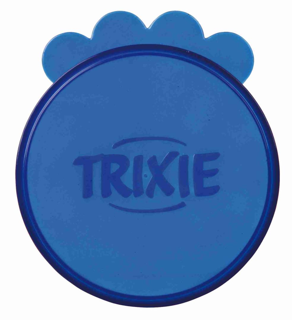TRIXIE Dosendeckel, Kunststoff, Ø 7,6 cm, 3 Stück, farblich sortiert