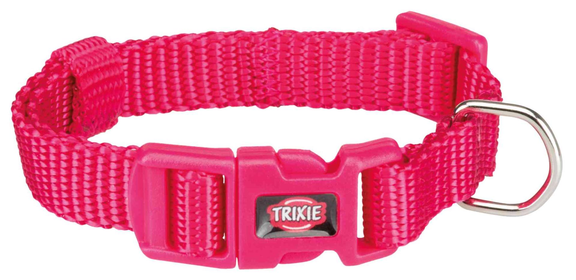 TRIXIE Premium Halsband, XXS–XS: 15–25 cm / 10 mm, fuchsia