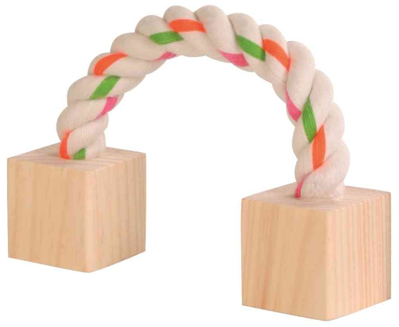 TRIXIE Spielzeug mit Holzklötzen, 20 cm
