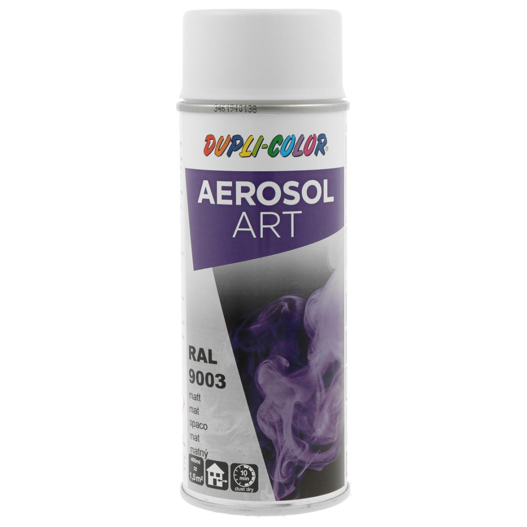 DUPLI-COLOR Aerosol Art RAL 9003 signalweiss matt, 400 ml