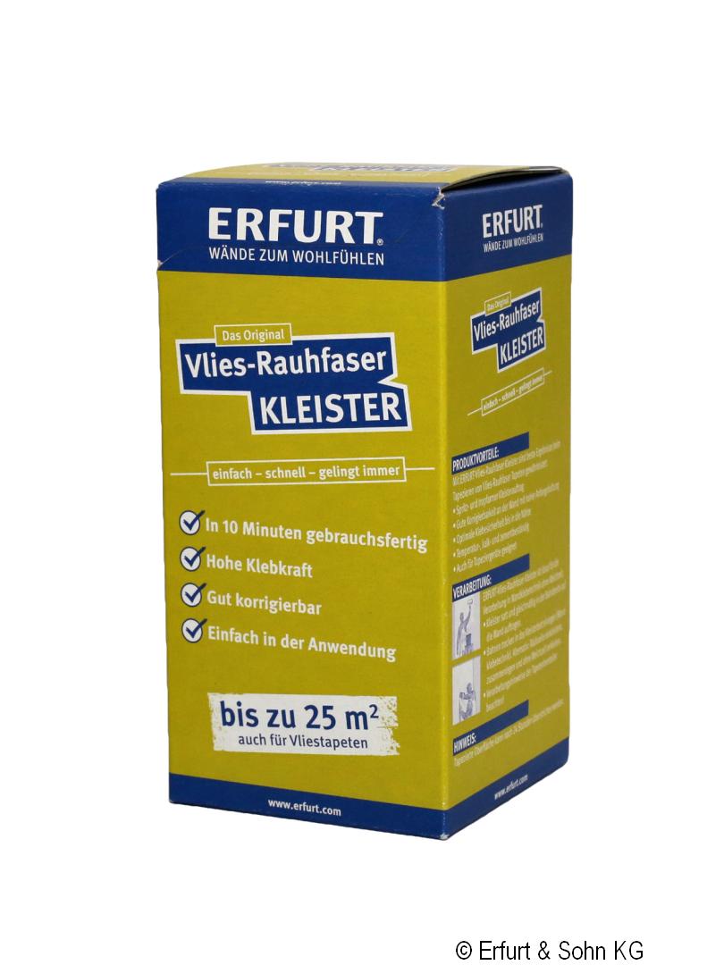 ERFURT "Das Original" Vlies-Rauhfaser KLEISTER, Päckchen à 200 g