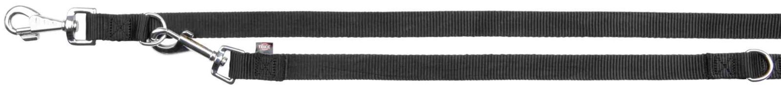 TRIXIE Classic V-Leine, M–L: 2,00 m / 20 mm, schwarz