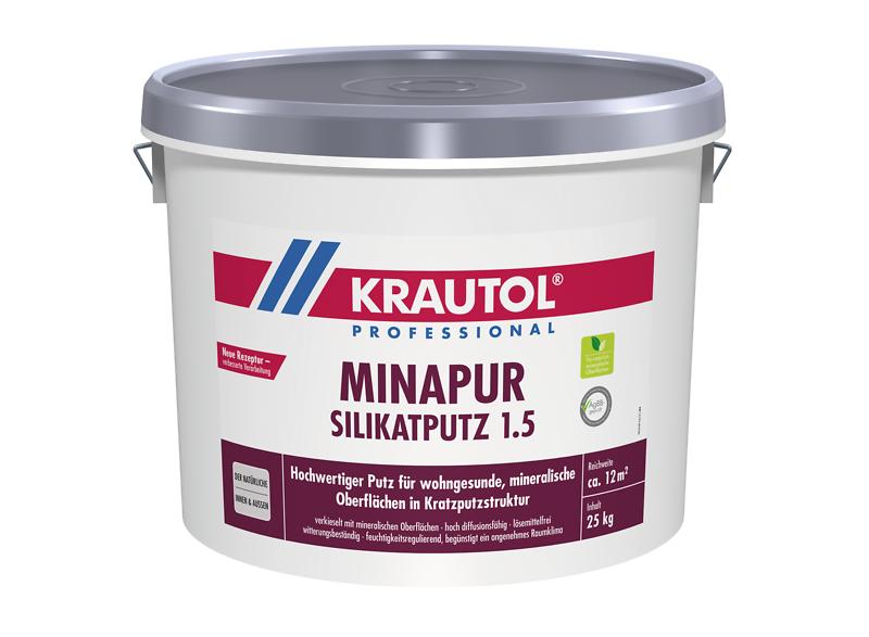 KRAUTOL Minapur Silikatputz K 1.5 weiß, auch Tönbasis, 25 kg