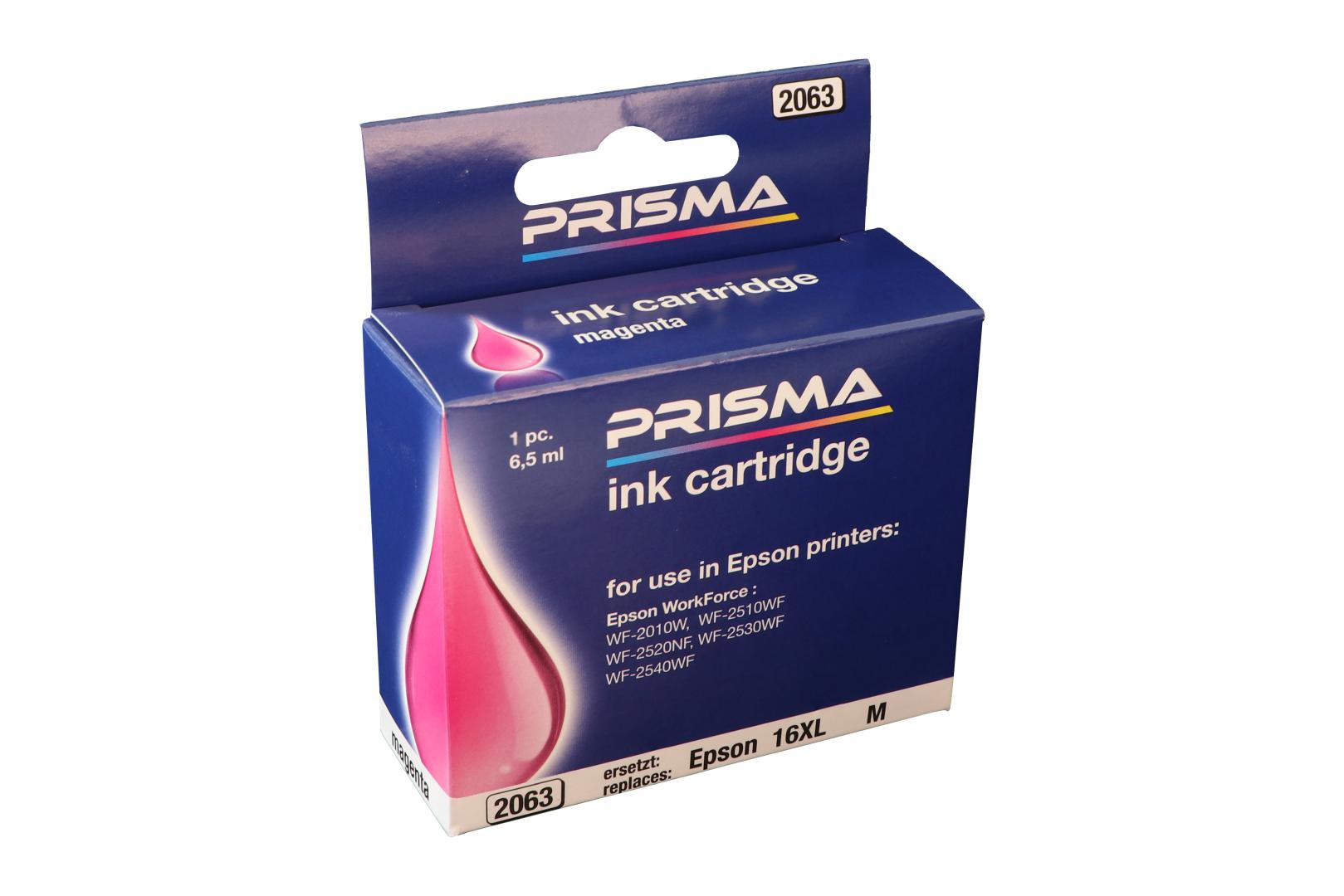 PRISMA 2063 Druckerpatrone für Epson Tintenstrahldrucker, magenta, 6,5 ml