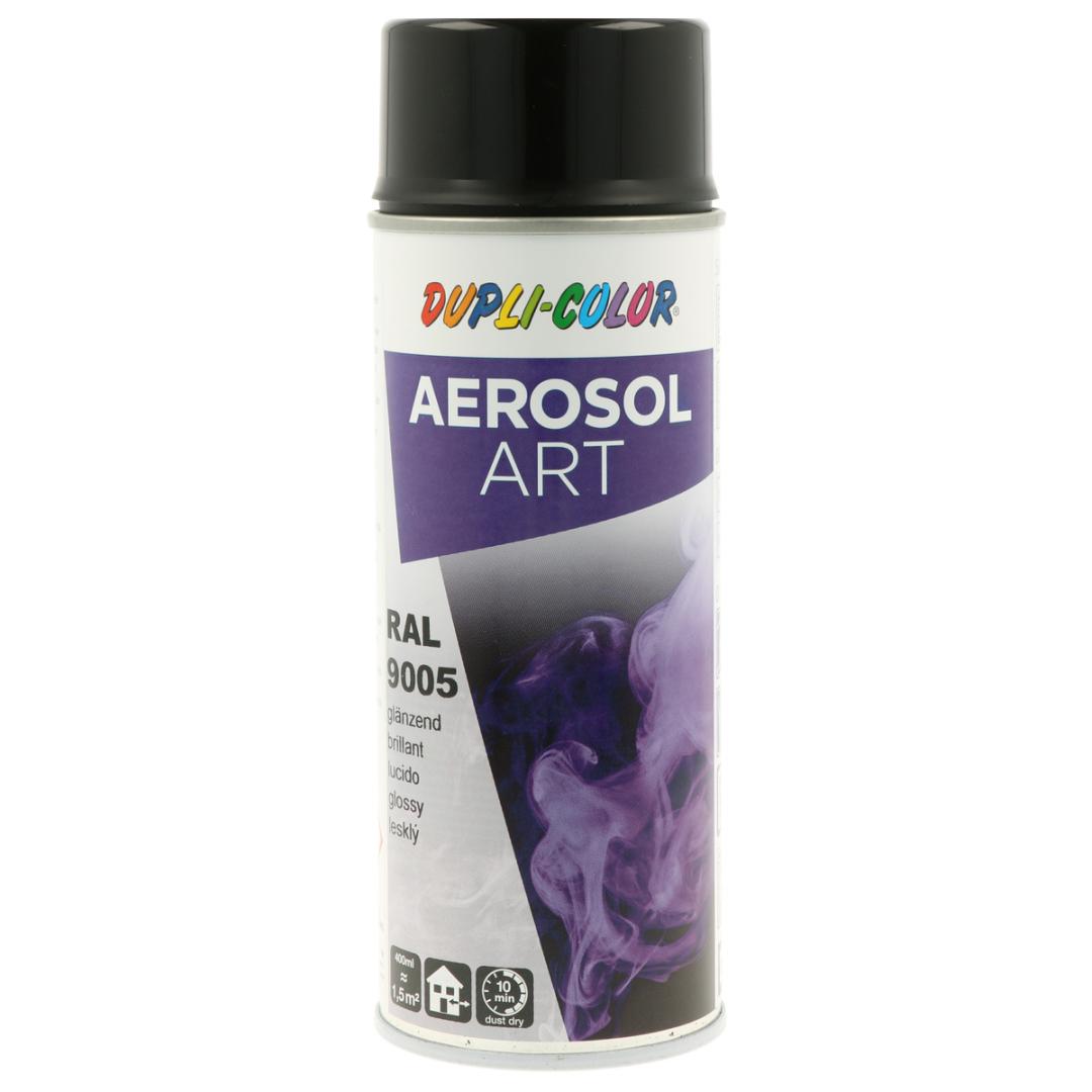 DUPLI-COLOR Aerosol Art RAL 9005 tiefschwarz glanz, 400 ml