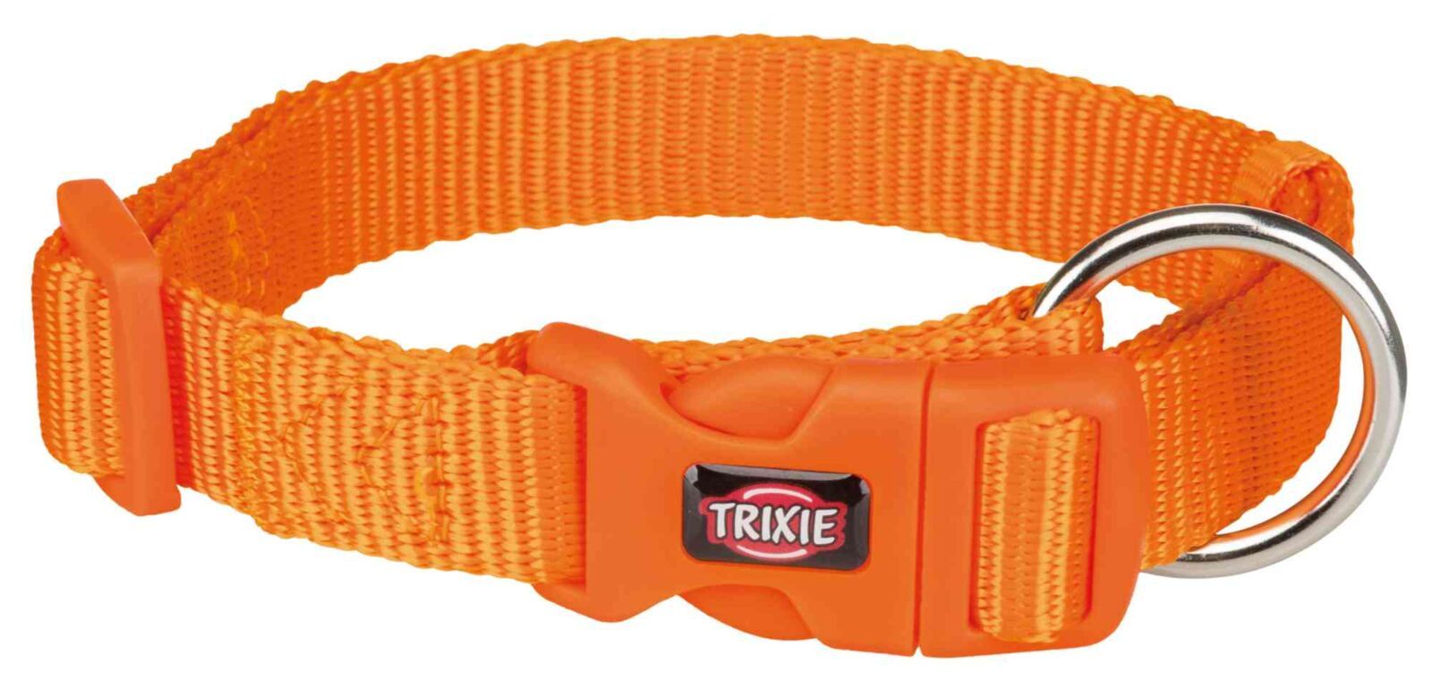 TRIXIE Premium Halsband, M–L: 35–55 cm / 20 mm, papaya