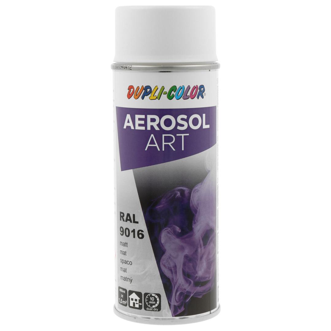 DUPLI-COLOR Aerosol Art RAL 9016 verkehrsweiss matt, 400 ml