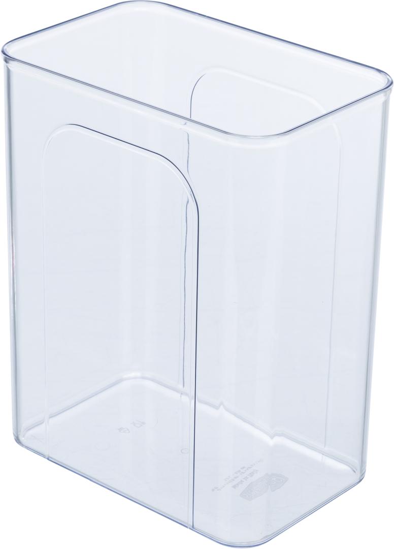 TRIXIE Futter- und Snackdose, Kunststoff, 2,2 l / 15 x 14 x 19 cm, transparent / weiß