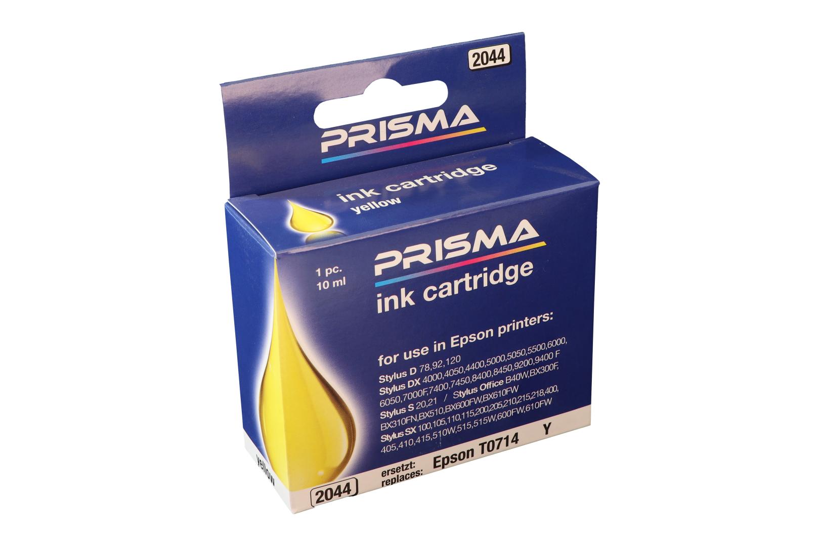 PRISMA 2044 Druckerpatrone für Epson Tintenstrahldrucker, yellow, 10 ml