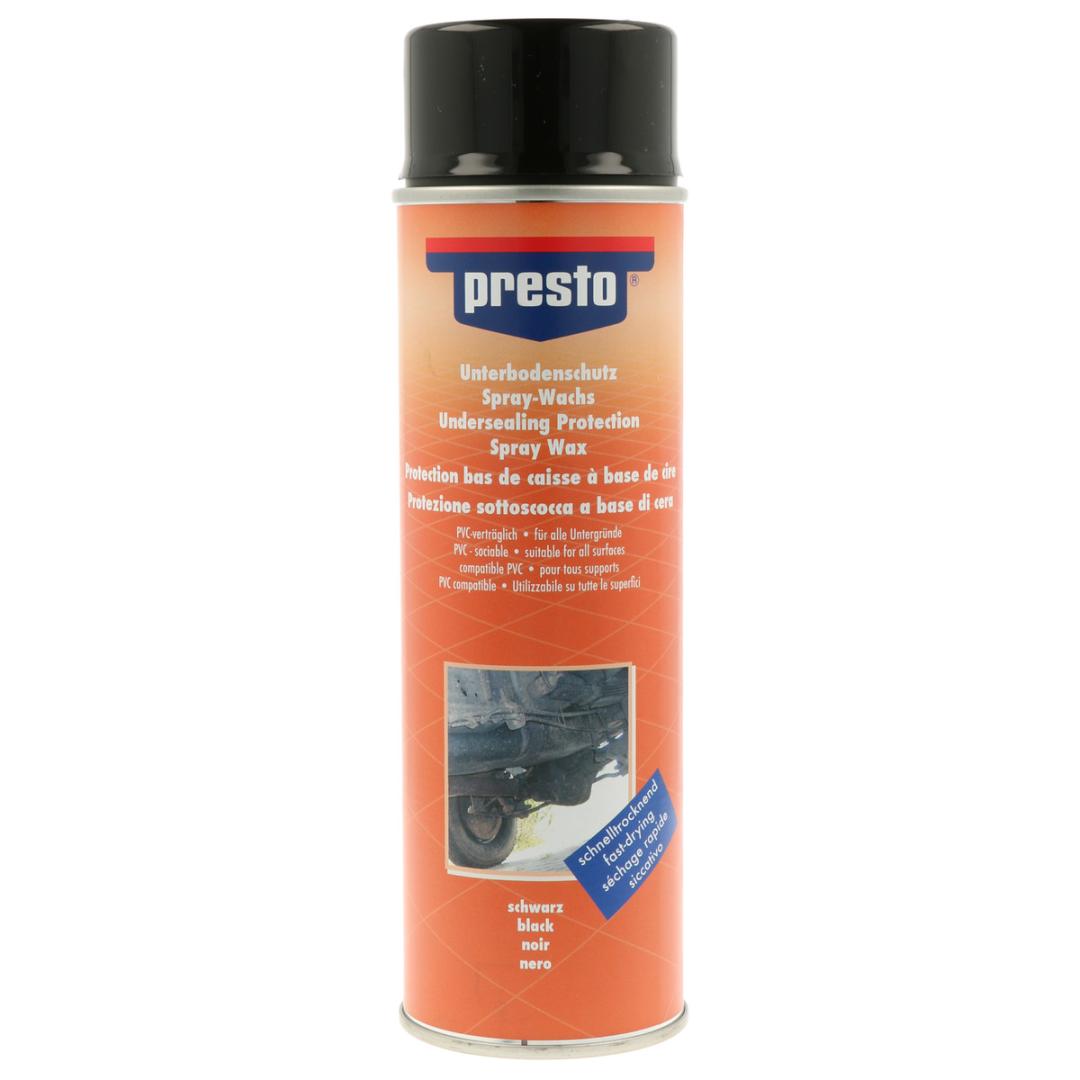 presto Unterbodenschutz Spray-Wachs schwarz, 500 ml