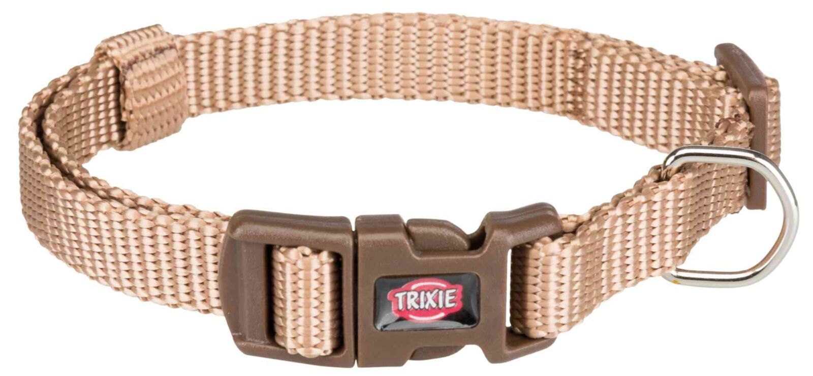 TRIXIE Premium Halsband, XS–S: 22–35 cm / 10 mm, karamell