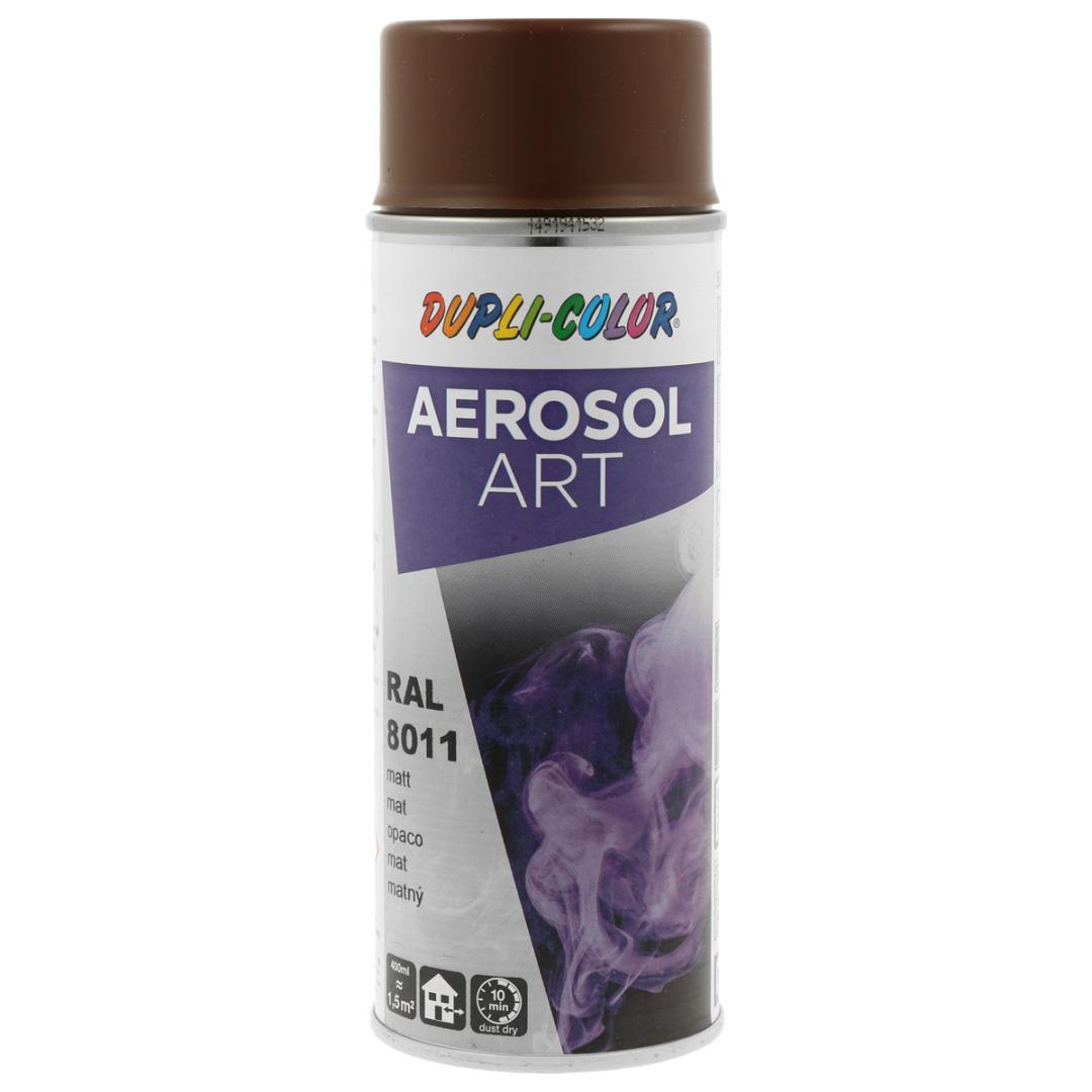 DUPLI-COLOR Aerosol Art RAL 8011 nussbraun matt, 400 ml