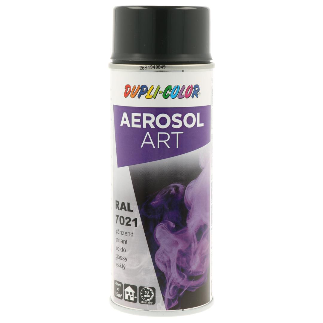 DUPLI-COLOR Aerosol Art RAL 7021 schwarzgrau glanz, 400 ml