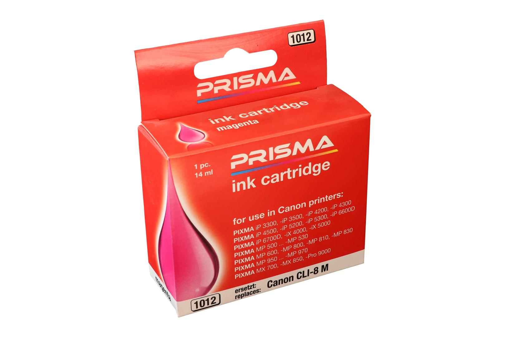 PRISMA 1012 Druckerpatrone für Canon Tintenstrahldrucker, magenta, 14 ml