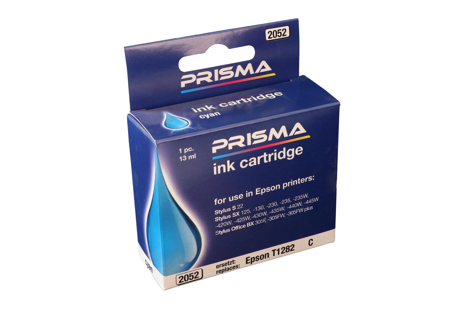 PRISMA 2052 Druckerpatrone für Epson Tintenstrahldrucker, cyan, 13 ml