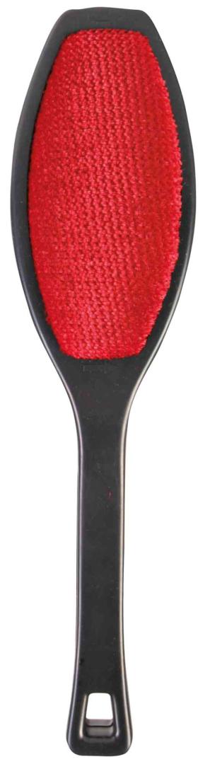 TRIXIE Fusselbürste, beidseitig, 26 cm, schwarz / rot