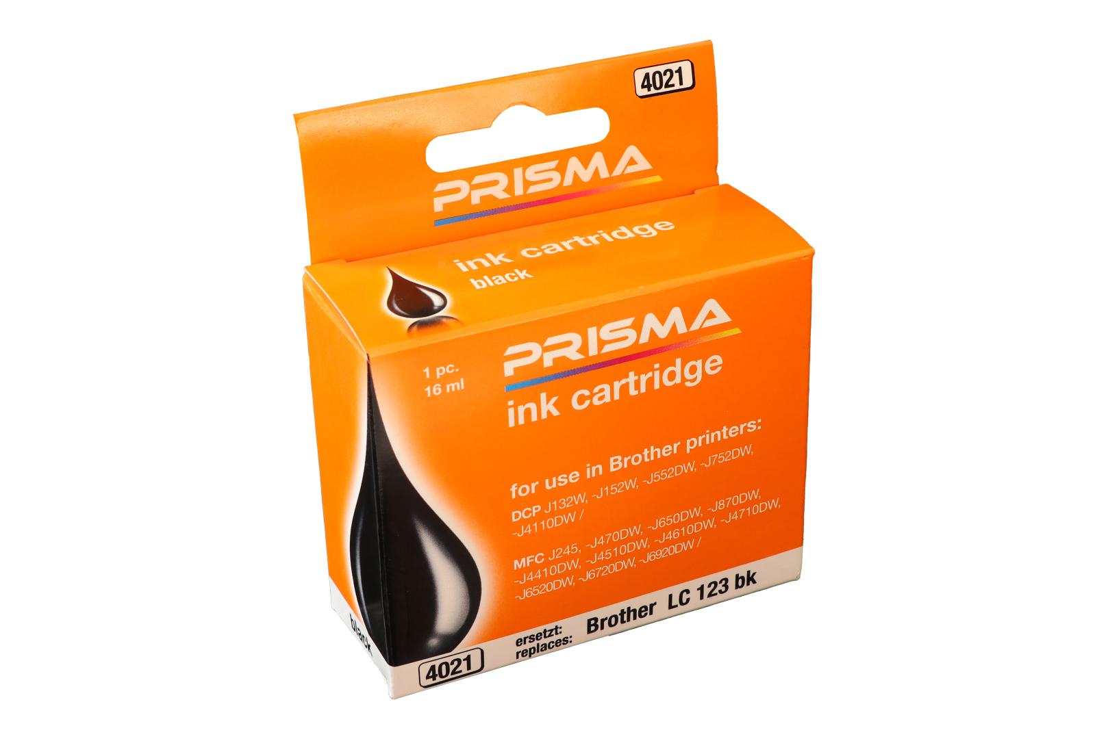 PRISMA 4021 Druckerpatrone für Brother Tintenstrahldrucker, schwarz, 16 ml