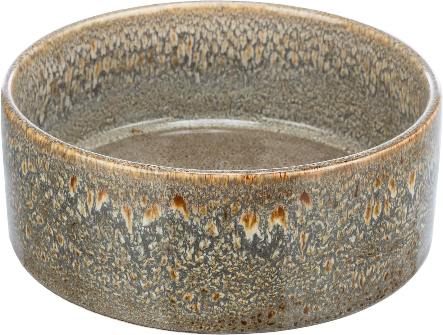 TRIXIE Napf, Keramik, 0,9 l / Ø 16 cm, braun