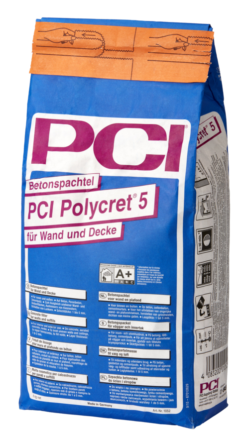PCI Polycret 5, Betonspachtel für Wand und Decke, 5 kg