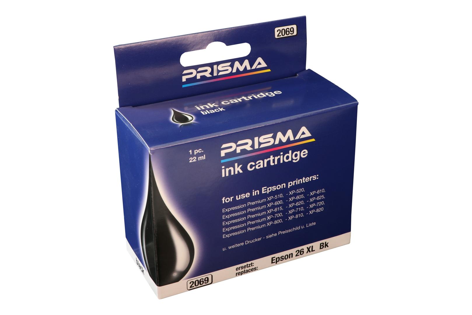 PRISMA 2069 Druckerpatrone für Epson Tintenstrahldrucker, schwarz, 22 ml
