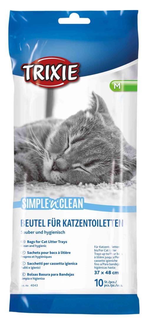 TRIXIE Simple'n'Clean Katzentoilettenbeutel, M, 10 Stück
