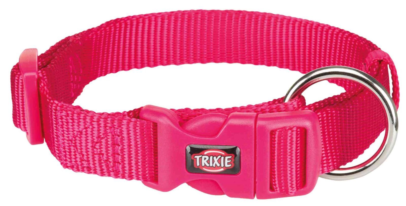 TRIXIE Premium Halsband, M–L: 35–55 cm / 20 mm, fuchsia
