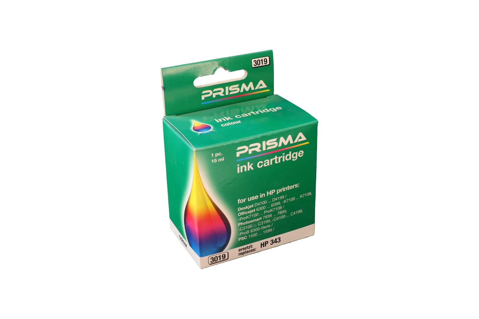 PRISMA 3019 Druckerpatrone für HP Tintenstrahldrucker, color, 15 ml