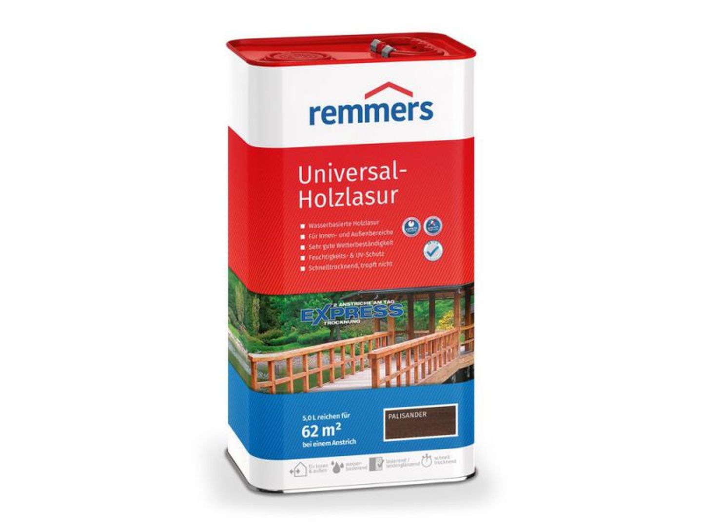 Remmers Universal-Holzlasur, palisander, 5 l