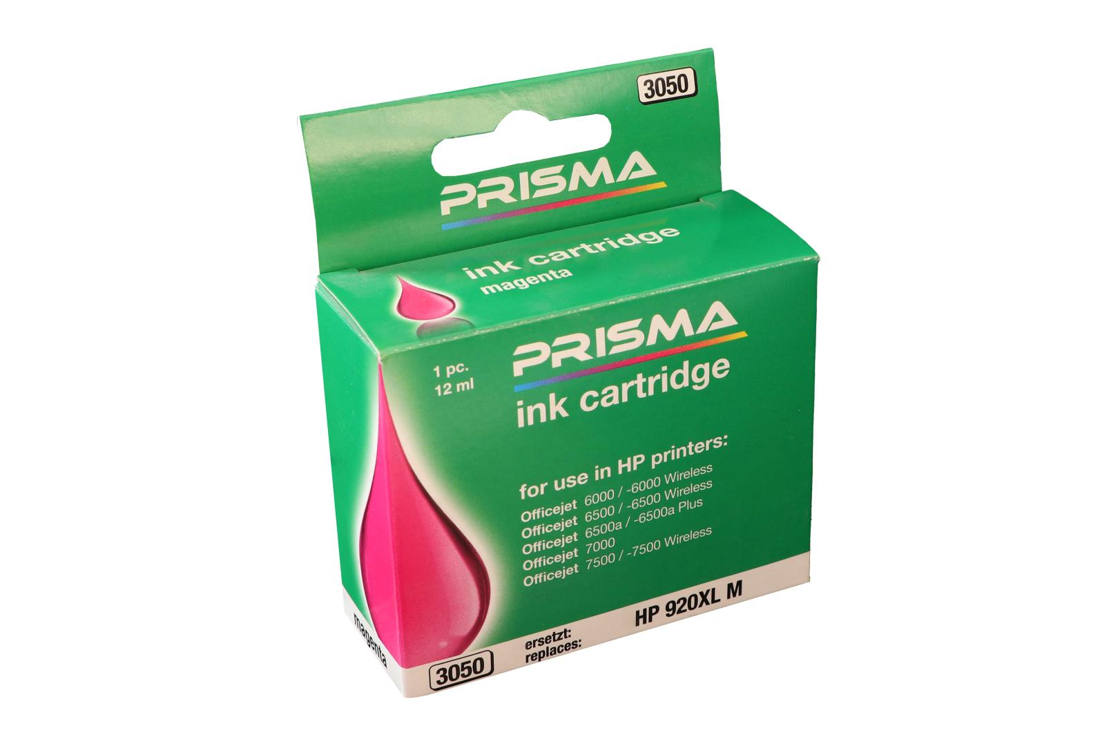 PRISMA 3050 Druckerpatrone für HP Tintenstrahldrucker, magenta, 12 ml