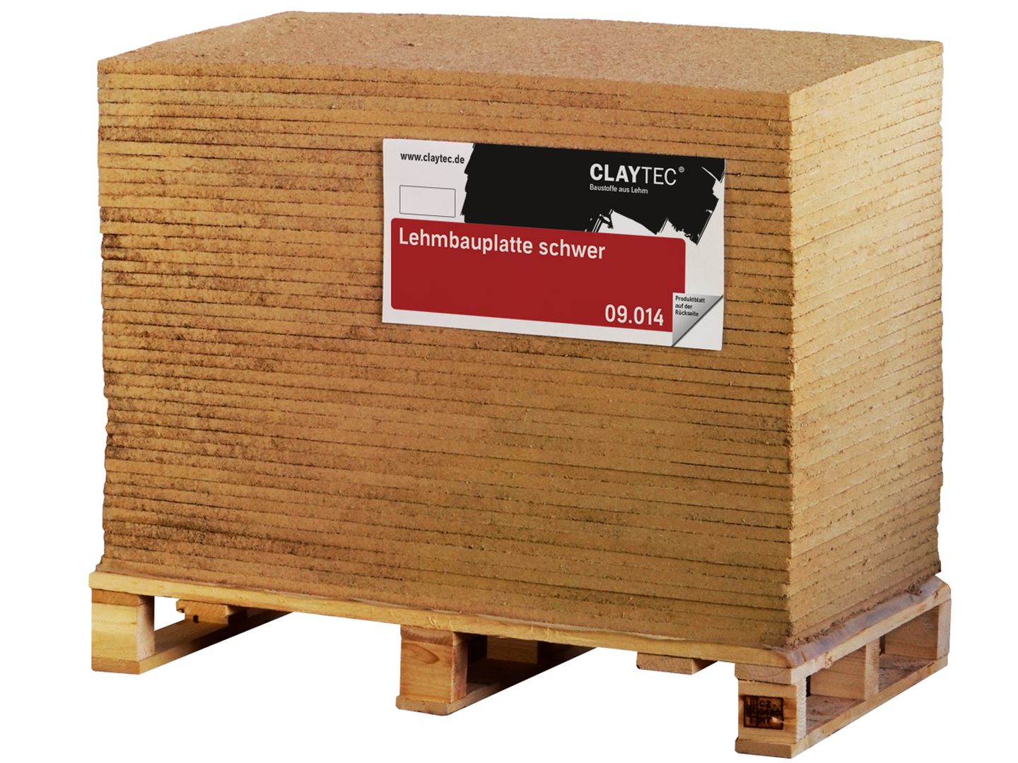 CLAYTEC LEMIX Lehmbauplatte (schwer), D= 22 mm