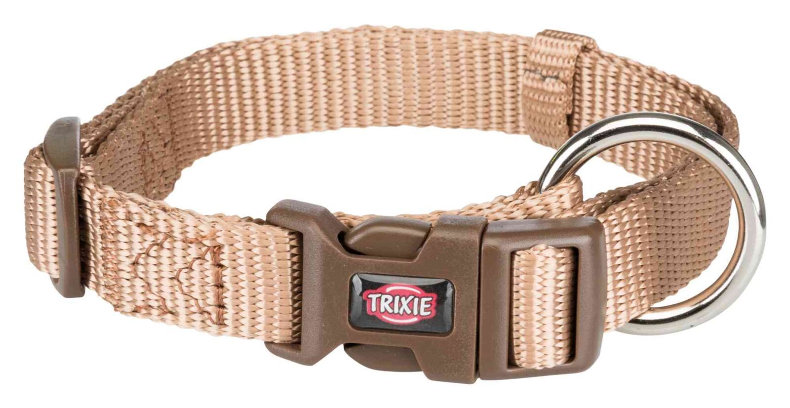 TRIXIE Premium Halsband, S–M: 30–45 cm / 15 mm, karamell