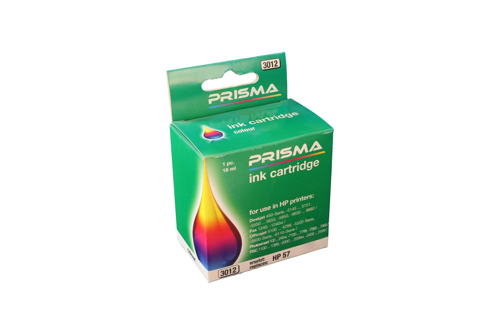 PRISMA 3012 Druckerpatrone für HP Tintenstrahldrucker, color, 18 ml