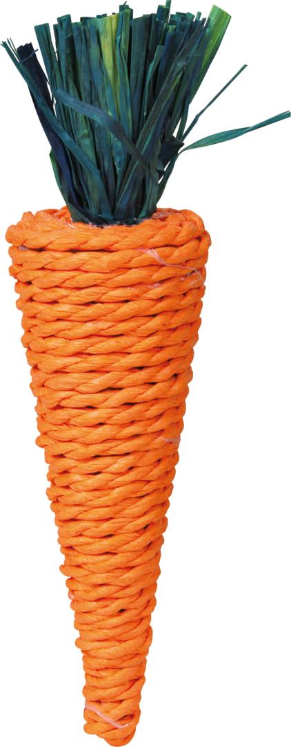 TRIXIE Spielzeug Karotte, Papiergarn, 20 cm