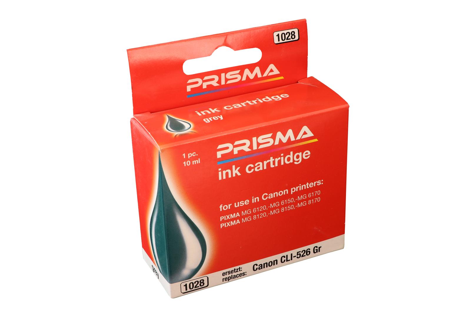 PRISMA 1028 Druckerpatrone für Canon Tintenstrahldrucker, grey, 10 ml