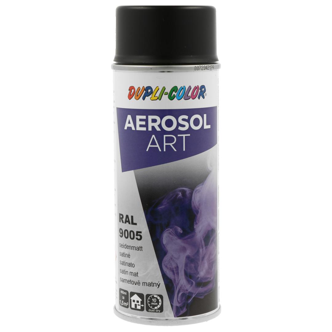DUPLI-COLOR Aerosol Art RAL 9005 tiefschwarz seidenmatt, 400 ml