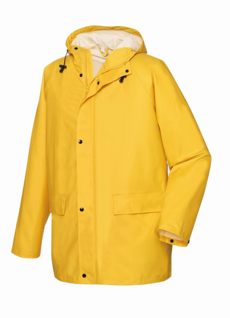 teXXor Wetterschutz-Regenjacke LIST gelb 100% Polyester mit PU-Beschichtung, doppelt versiegelte Nähte, Größe: M