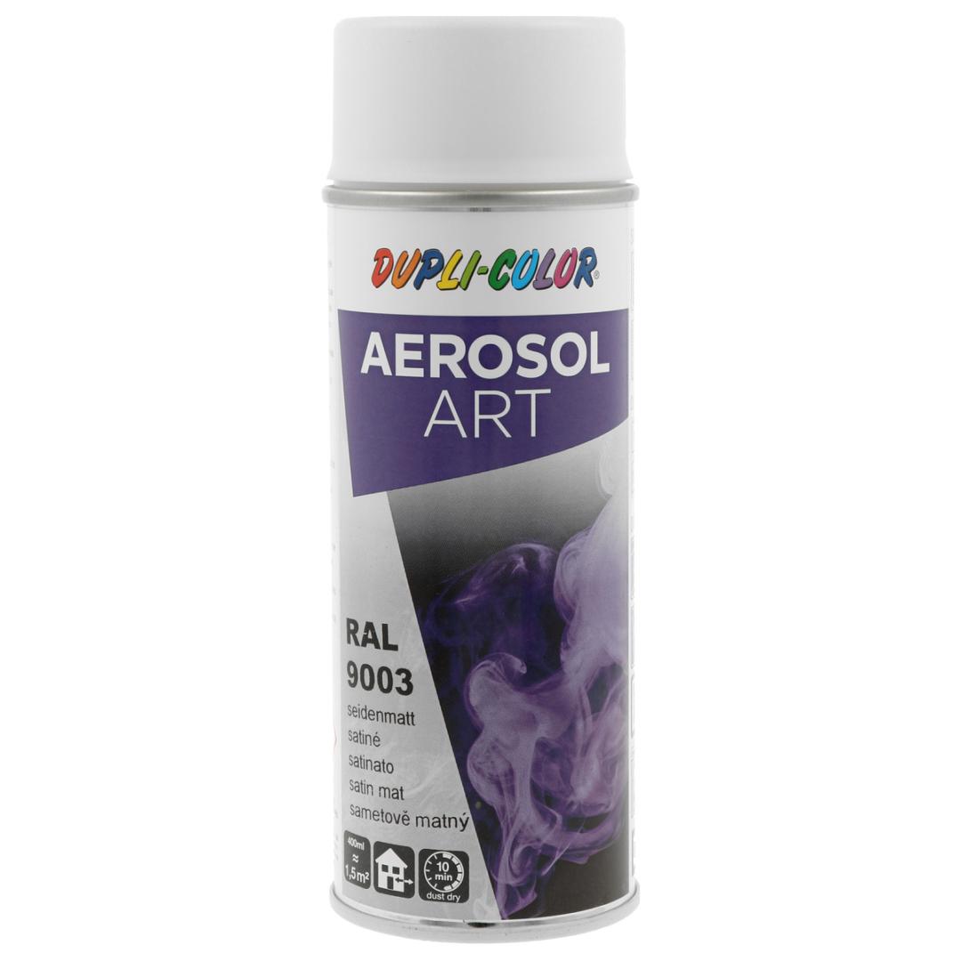 DUPLI-COLOR Aerosol Art RAL 9003 signalweiss seidenmatt, 400 ml
