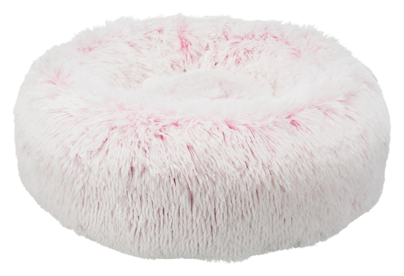 TRIXIE Bett Harvey, rund, Ø 50 cm, weiß-pink
