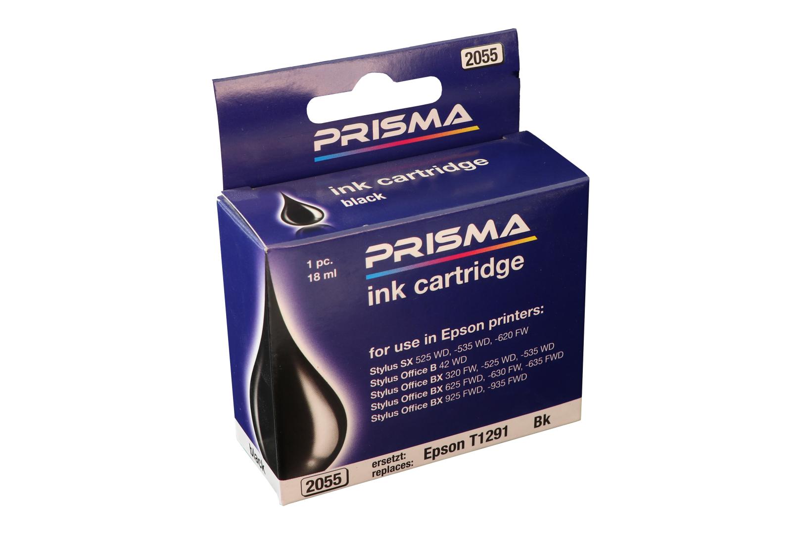 PRISMA 2055 Druckerpatrone für Epson Tintenstrahldrucker, schwarz, 18 ml
