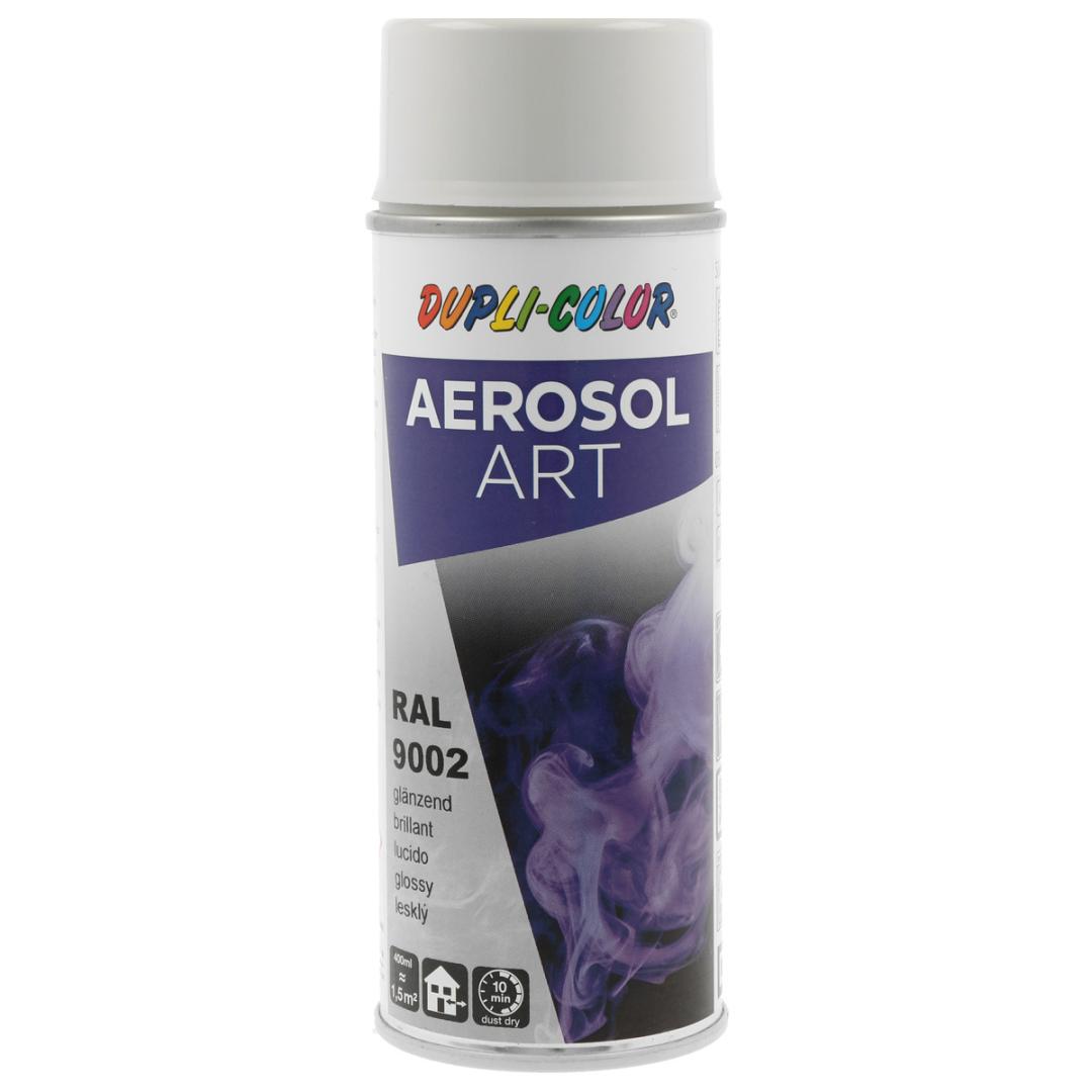 DUPLI-COLOR Aerosol Art RAL 9002 grauweiss glanz, 400 ml