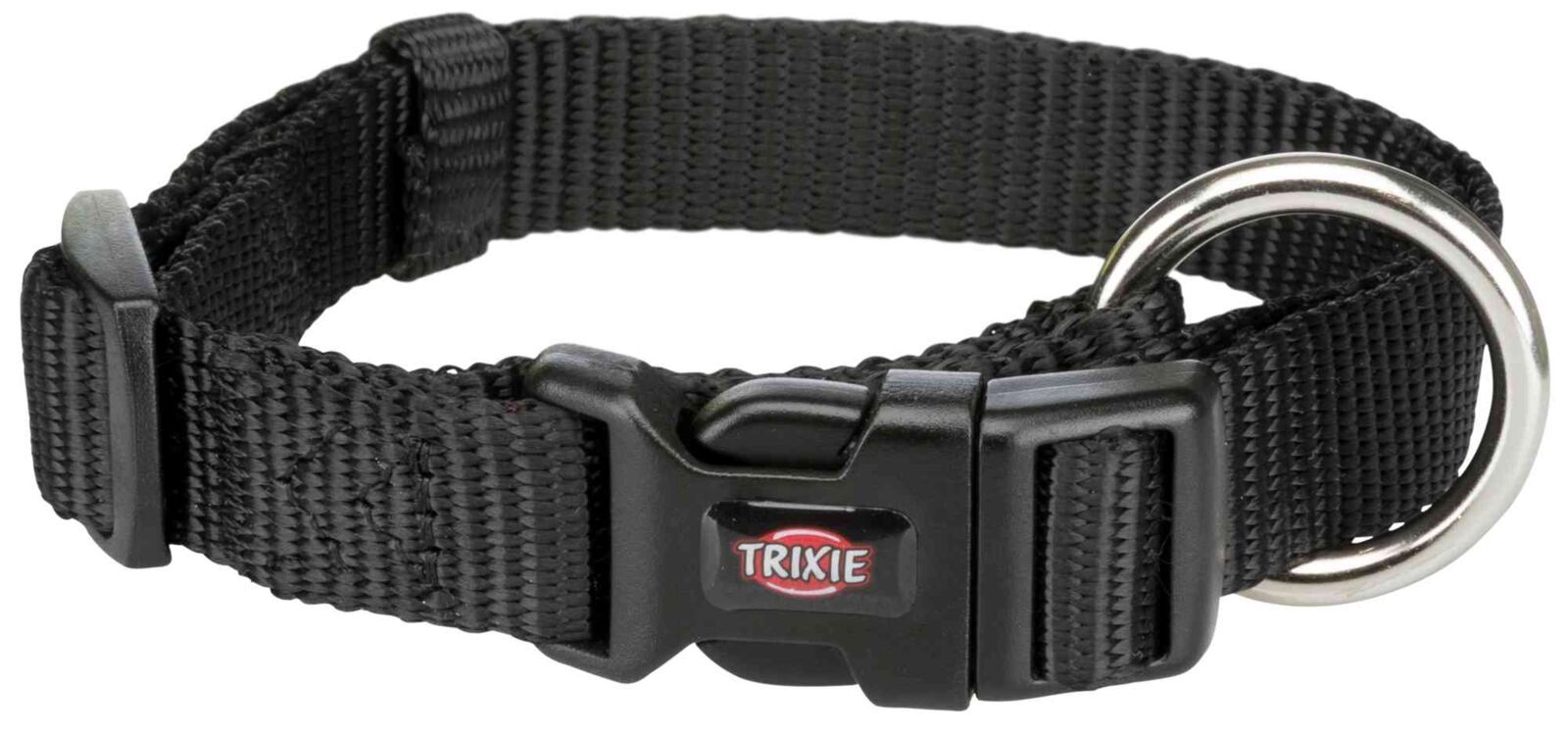 TRIXIE Premium Halsband, S–M: 30–45 cm / 15 mm, schwarz