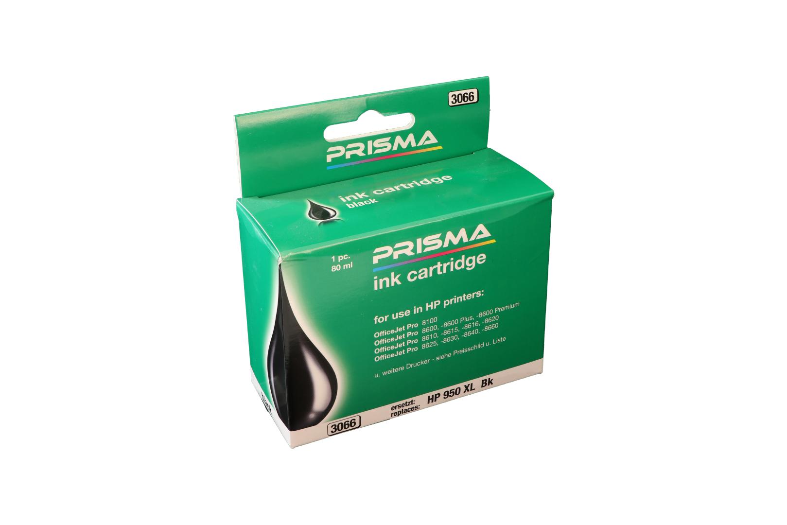 PRISMA 3066 Druckerpatrone für HP Tintenstrahldrucker, schwarz, 80 ml