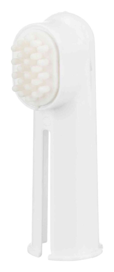 TRIXIE Zahnbürsten-Set, (Finger-Zahn- / Massagebürste), 6 cm, 2 Stück