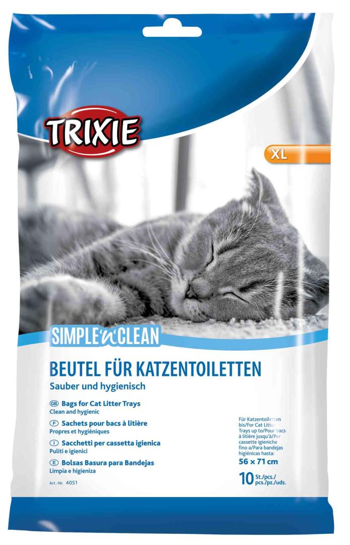 TRIXIE Simple'n'Clean Katzentoilettenbeutel, XL, 10 Stück